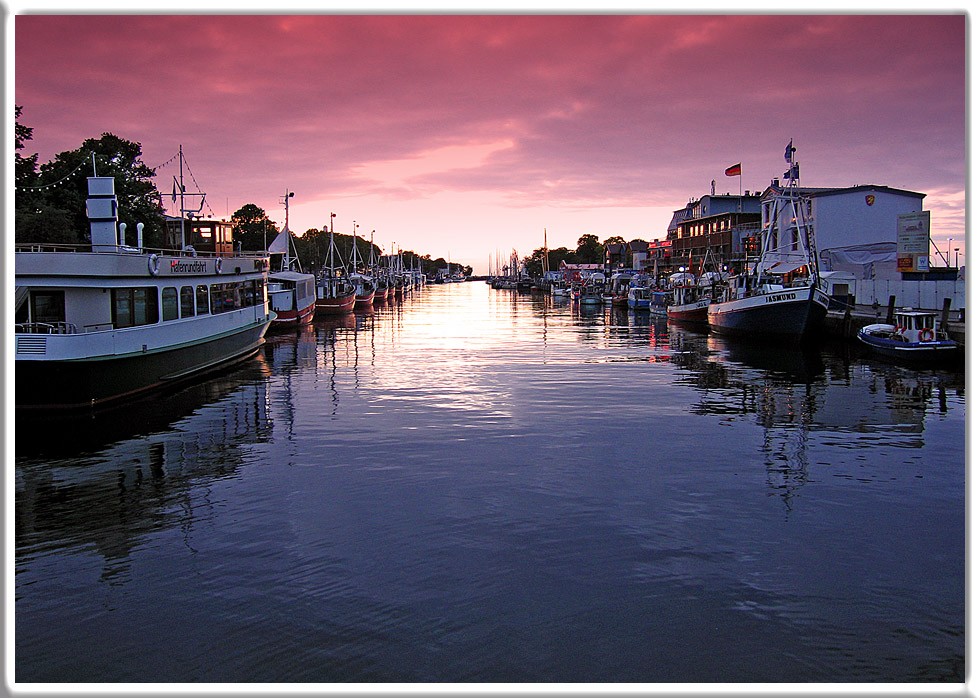 Warnemünde im Abendlicht