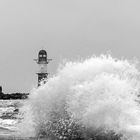 Warnemünde im Sturm