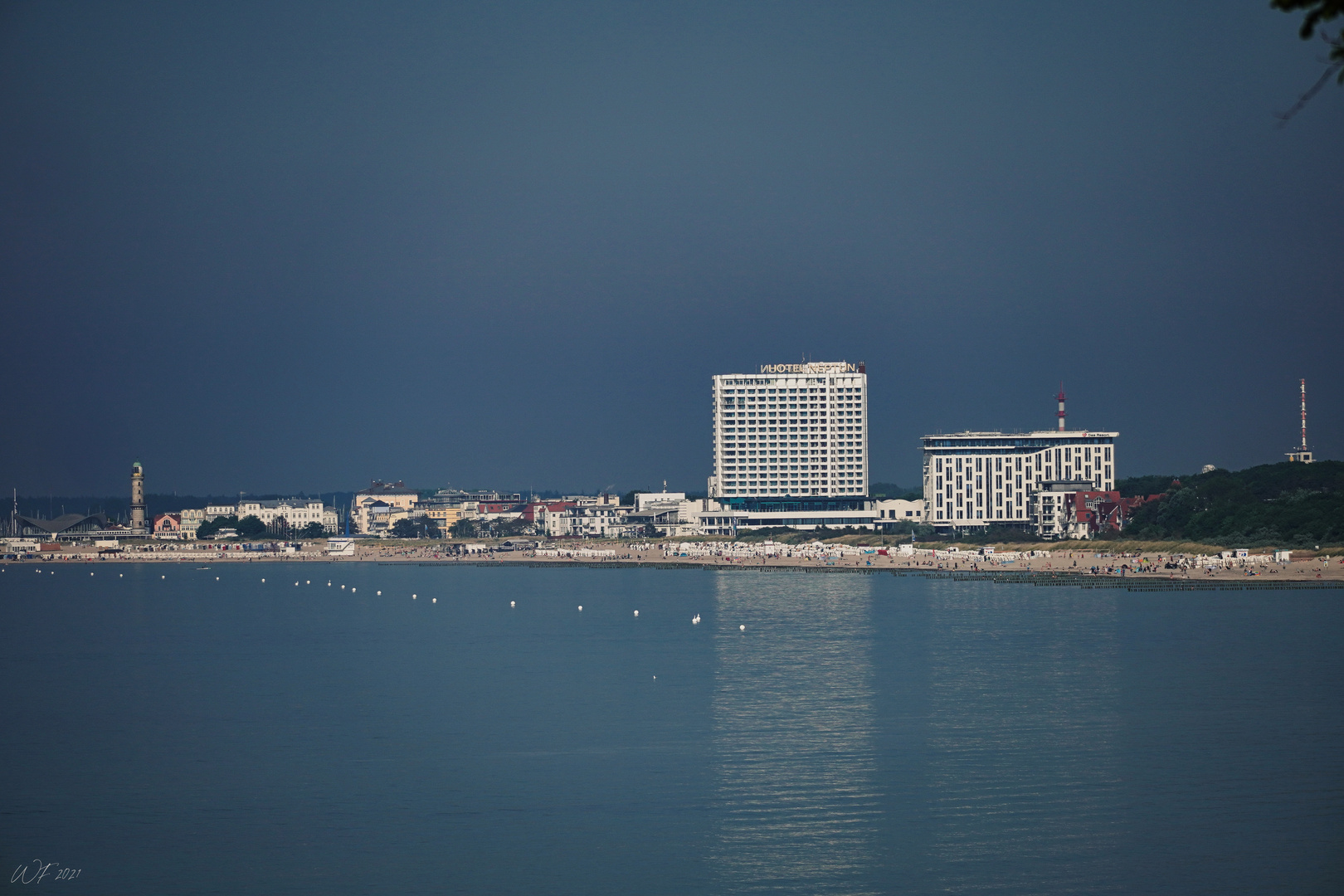 Warnemünde in der Abendsonne