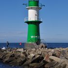 Warnemünde Leuchtturm auf der Westmole