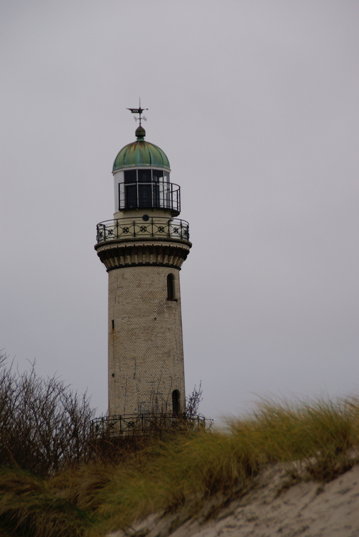 Warnemünde Lighthouse in the Dunes