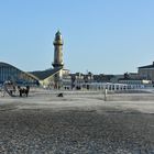 Warnemünde mit Teepott und Leuchtturm