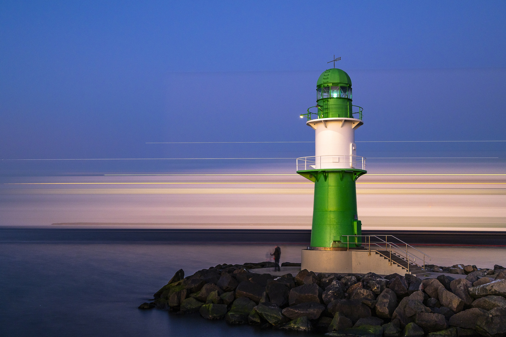 Warnemünde Molenfeuer Westmole