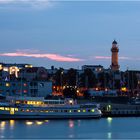 Warnemünde nach dem Sonnenuntergang