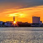 Warnemünde Sonnenuntergang