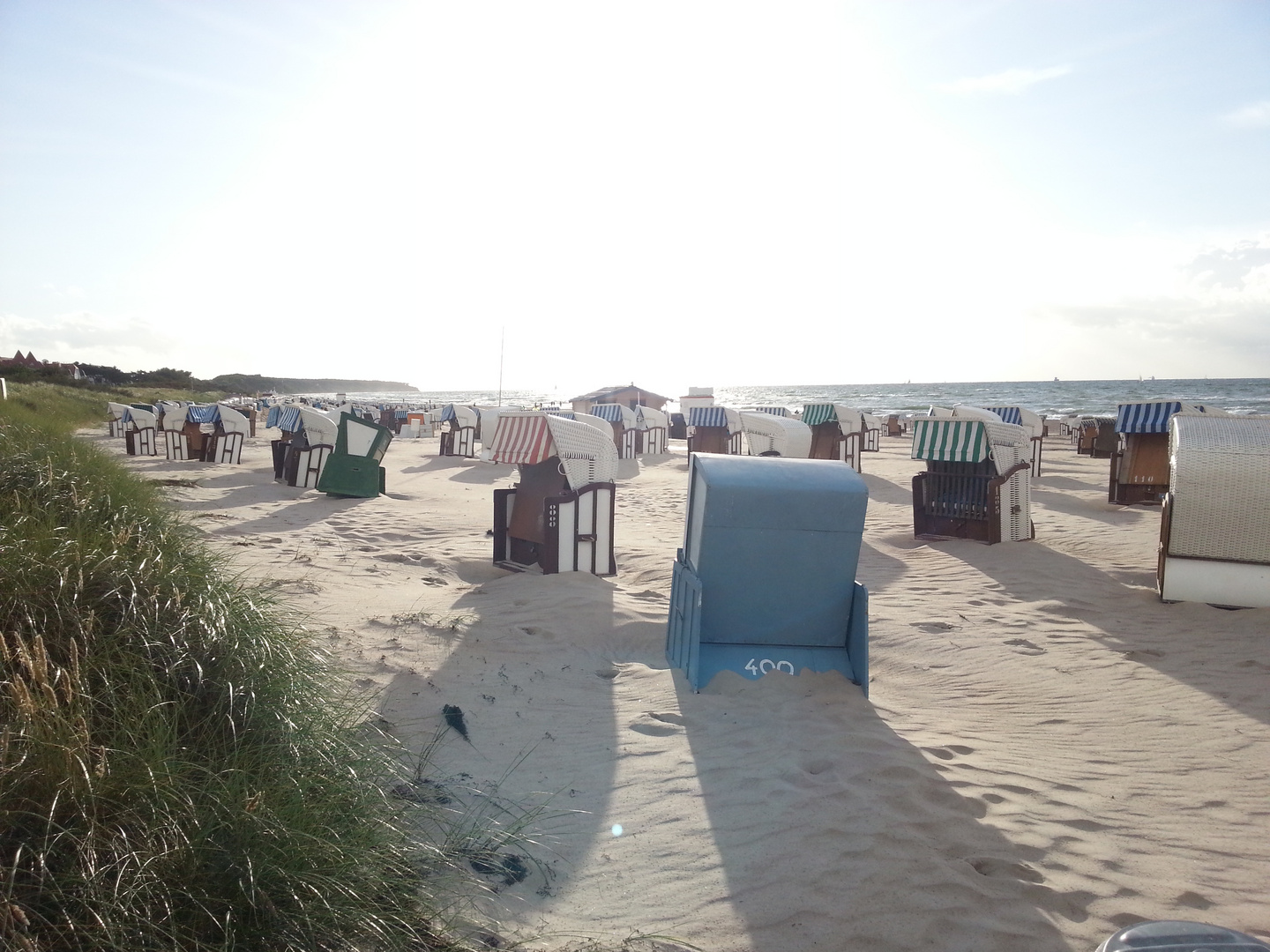 Warnemünde, Strand August 2016, Abends