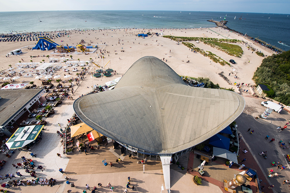 Warnemünde Teepott und Hafenzufahrt