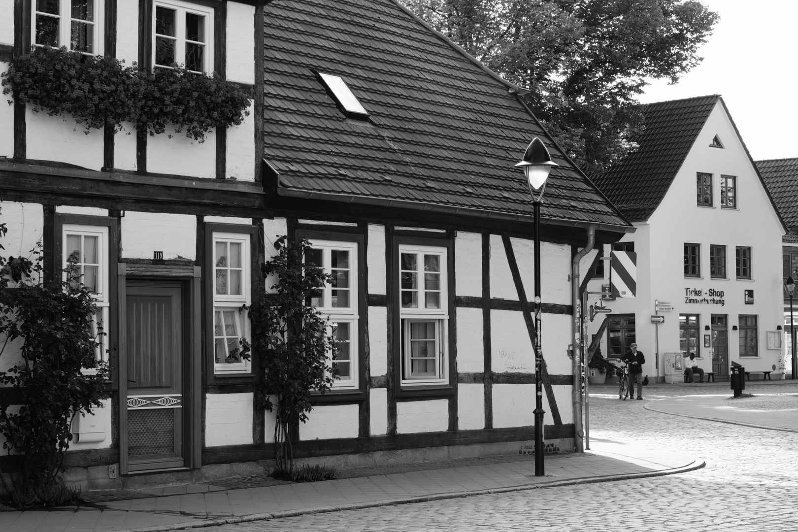 Warnemünde - the old part in Alexandrinenstraße