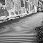 Warnemünde - tiny sandwaves at Western Breakwater