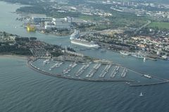 Warnemünde von oben