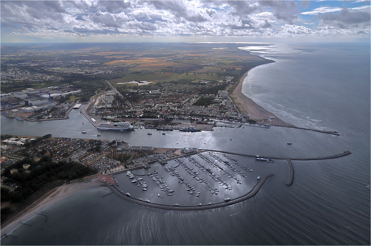 Warnemünde von oben