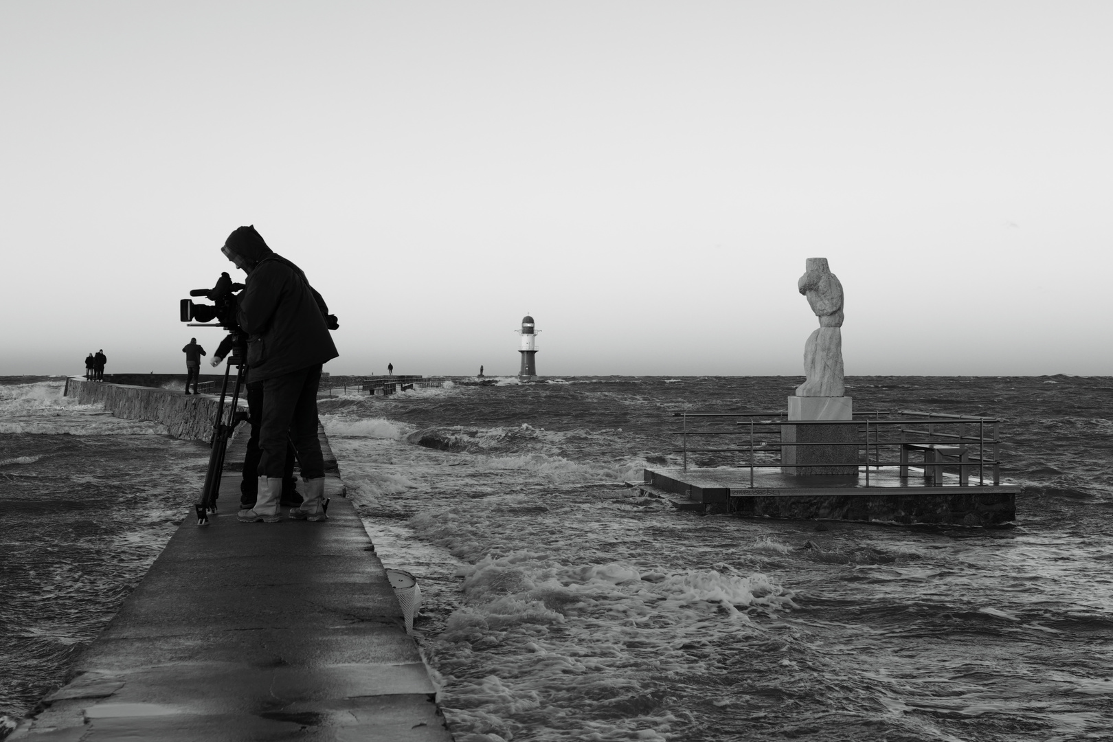 Warnemünde - western breakwater