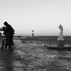 Warnemünde - western breakwater