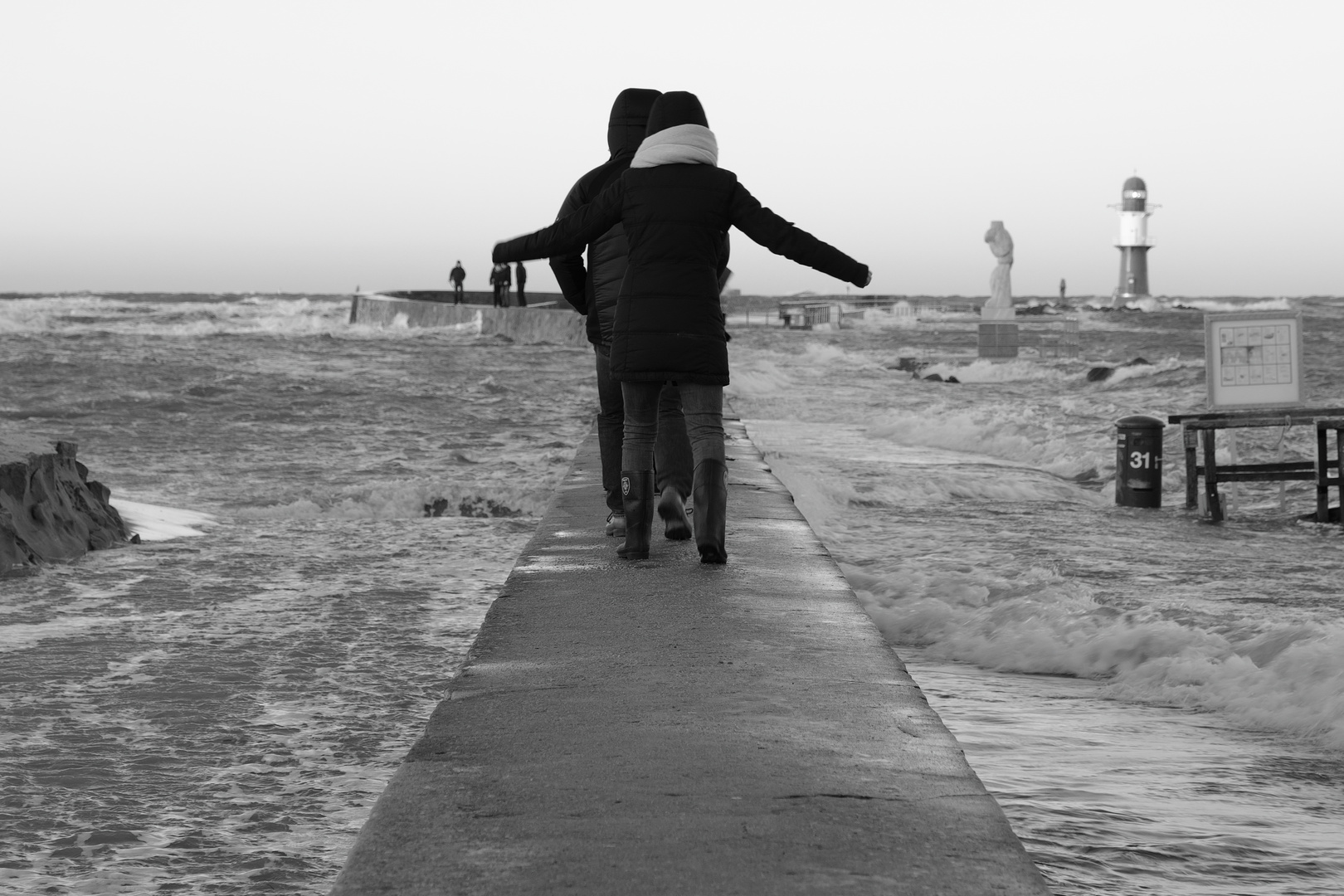 Warnemünde - western breakwater / Westmole