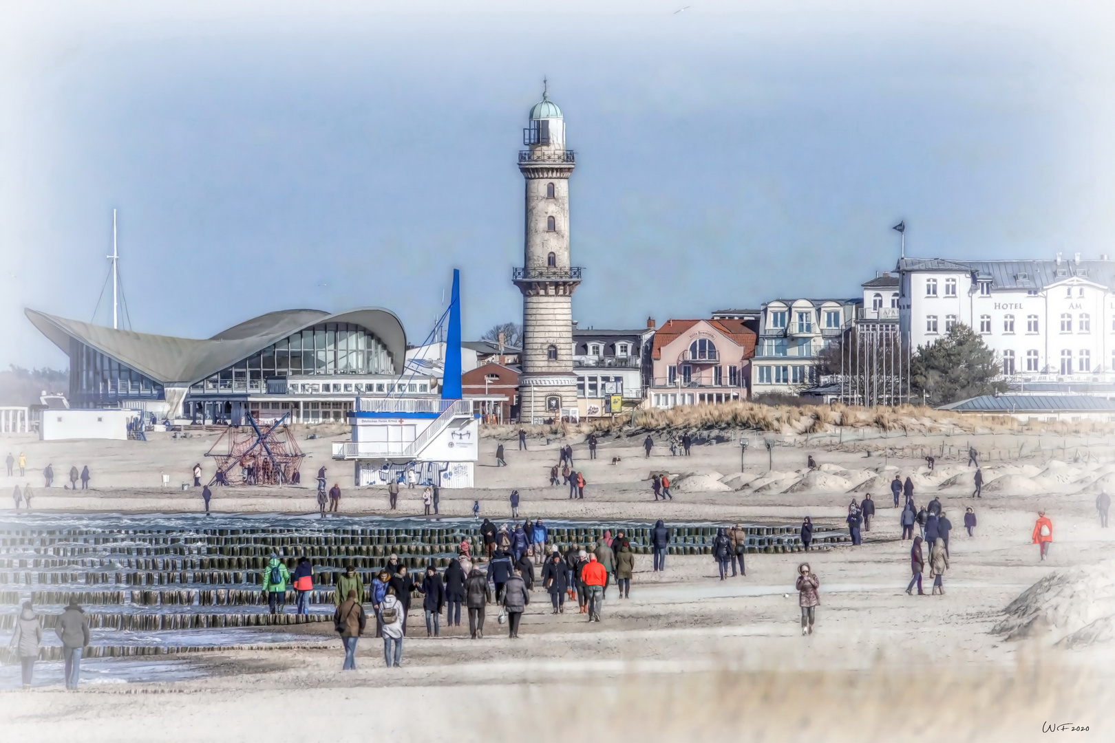 Warnemünder-Strandspaziergang