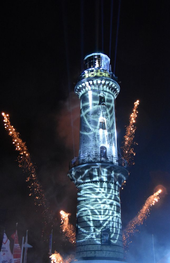 "Warnemünder Turmleuchten" Neujahr 2017 (4)