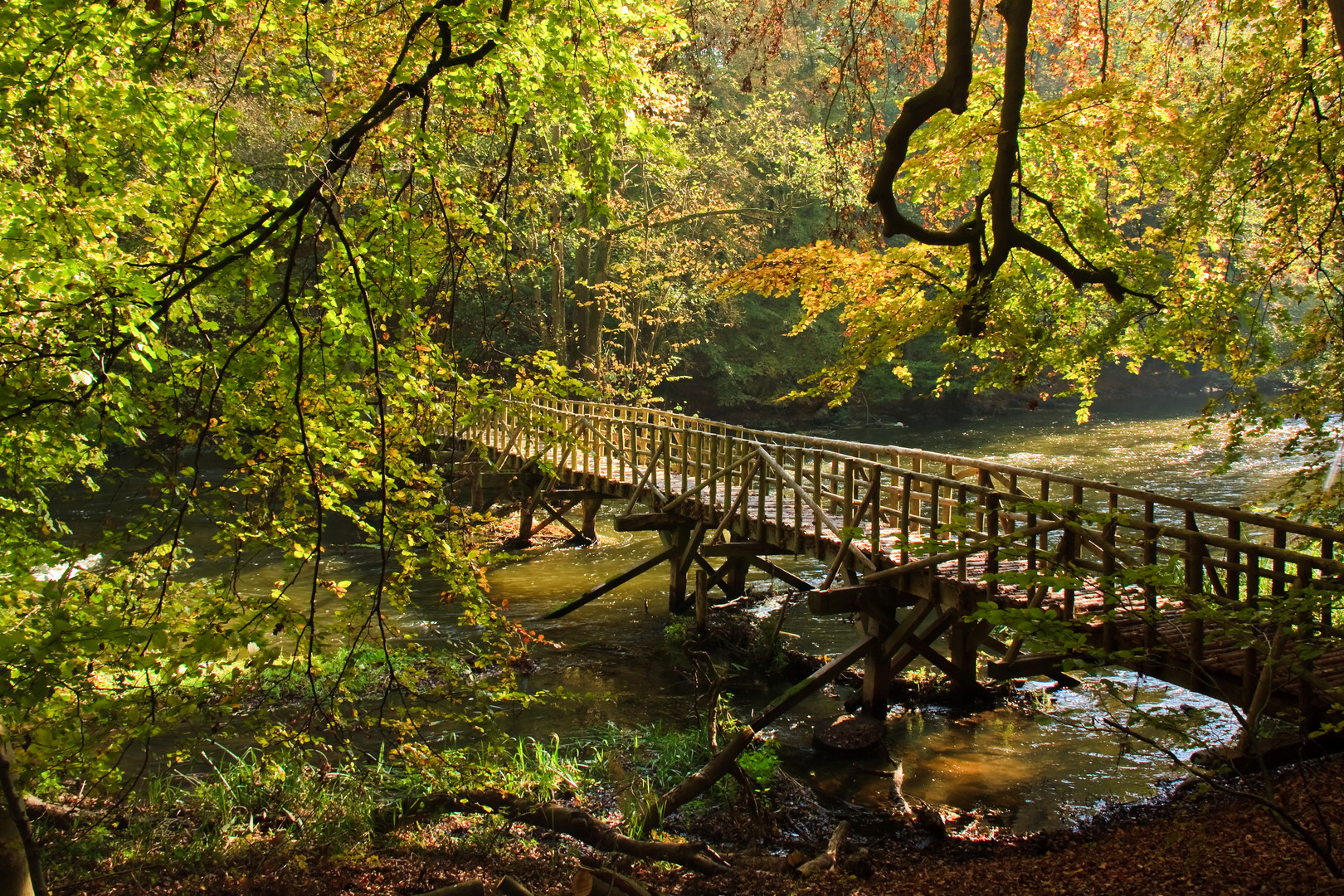 Warnow-Durchbruchstal mit Brücke