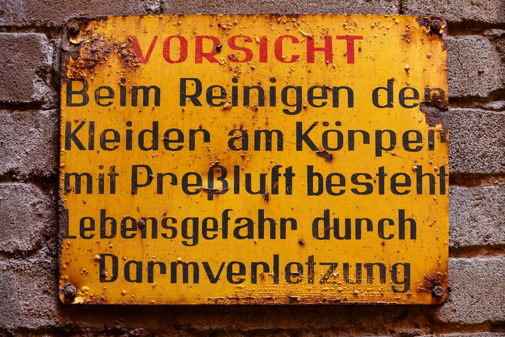 Warnschild