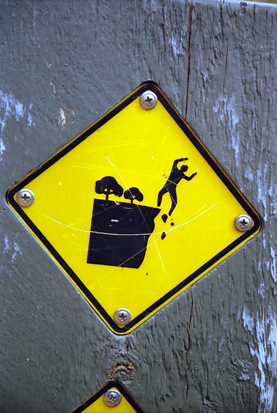 Warnschild in Australien