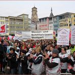 Warnstreik öffentlicher Dienst Stuttgart VERDI Maerz.2014