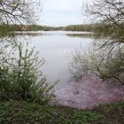 Warnung am Bulderner See im Münsterland...