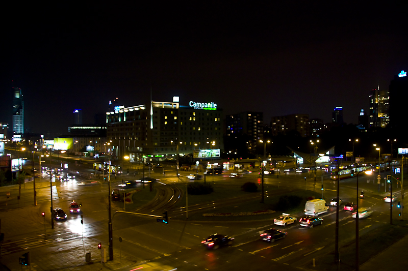 Warschau bei Nacht