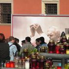 Warschau im Frühling 2005 - Trauer um Karol Wojtyla