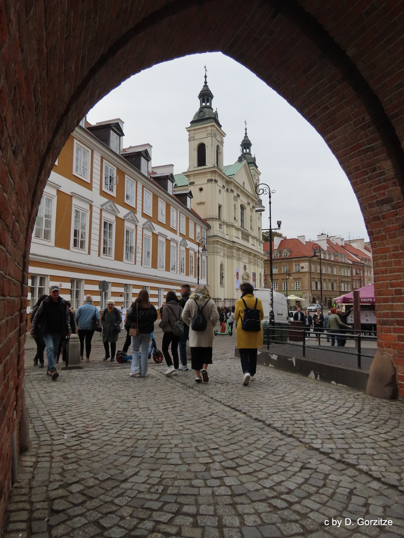 Warschauer Altstadt vom Barbakan aus !