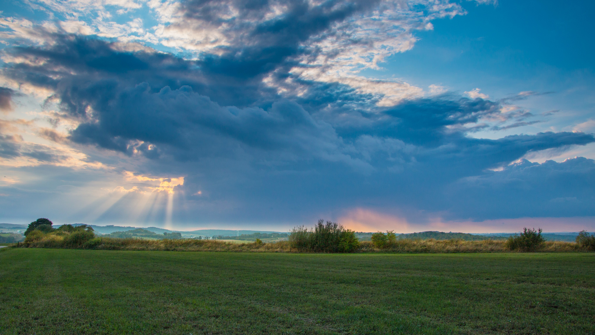 Warstein in der Abendsonne