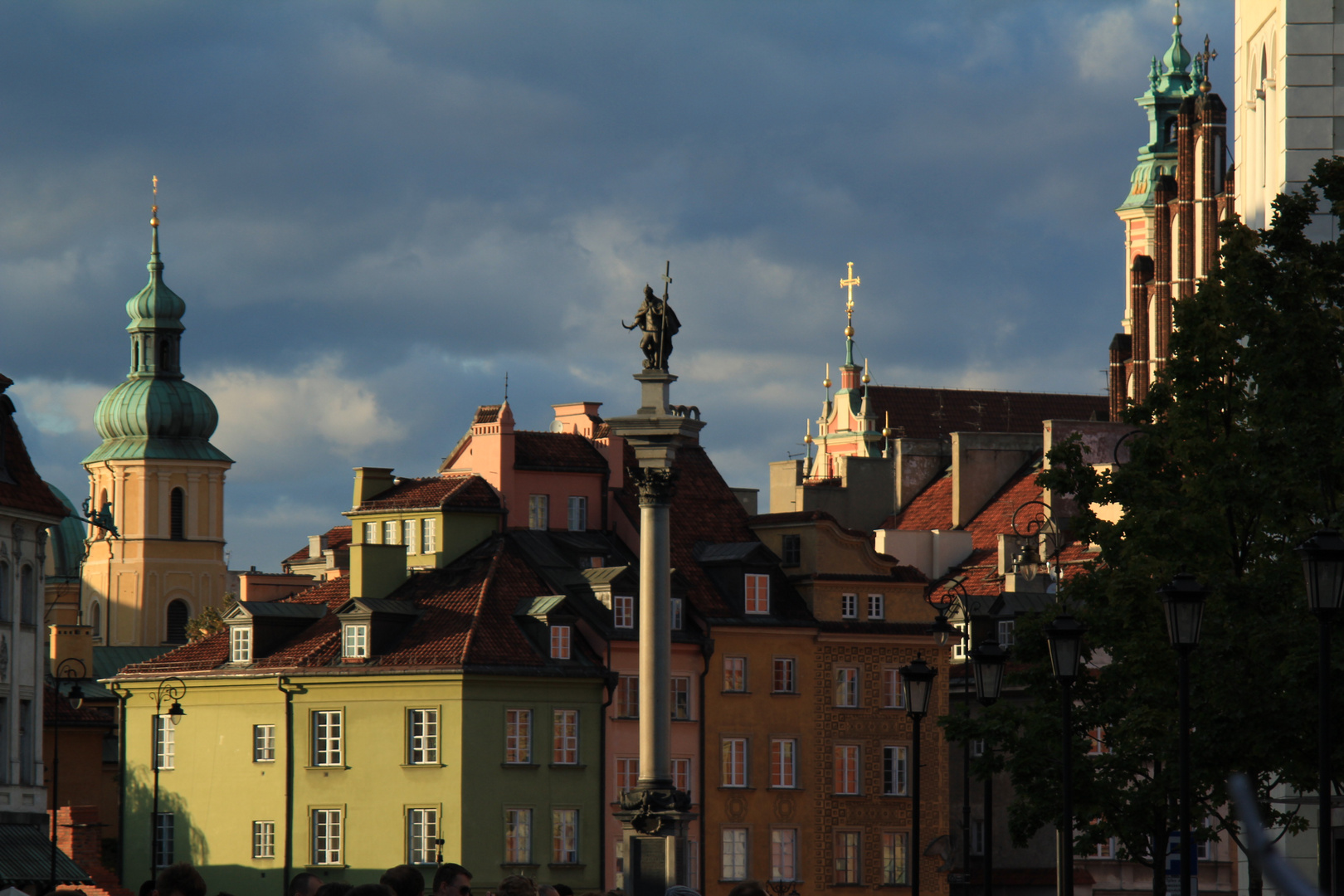 Warszawa - Warschau - Altstadt in der Abendsonne