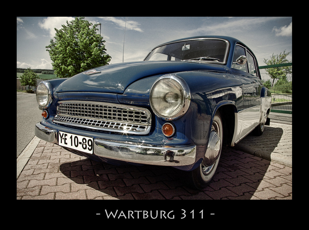 Wartburg 311 auf dem IFA - Treffen in Auerbach / Vogtland