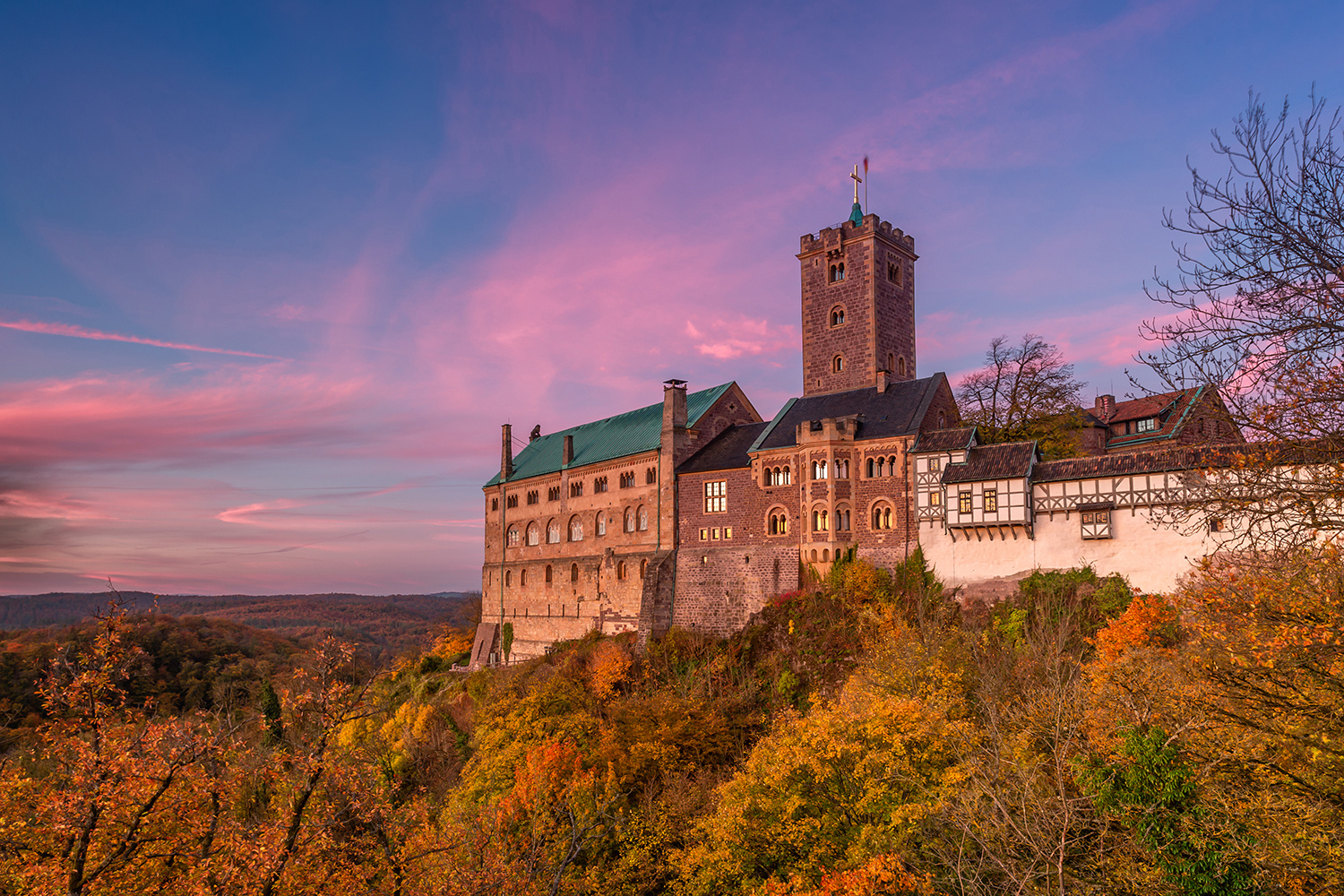 Wartburg Foto & Bild | landschaft, natur, herbst Bilder auf fotocommunity