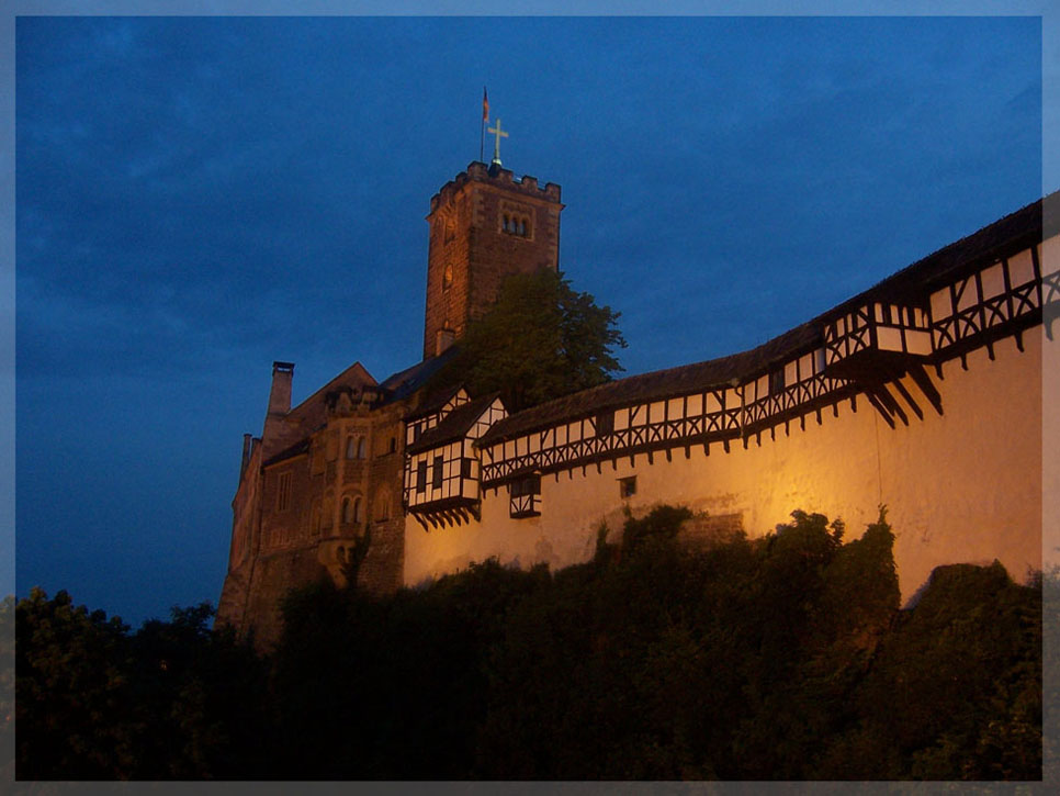 Wartburg bei Nacht