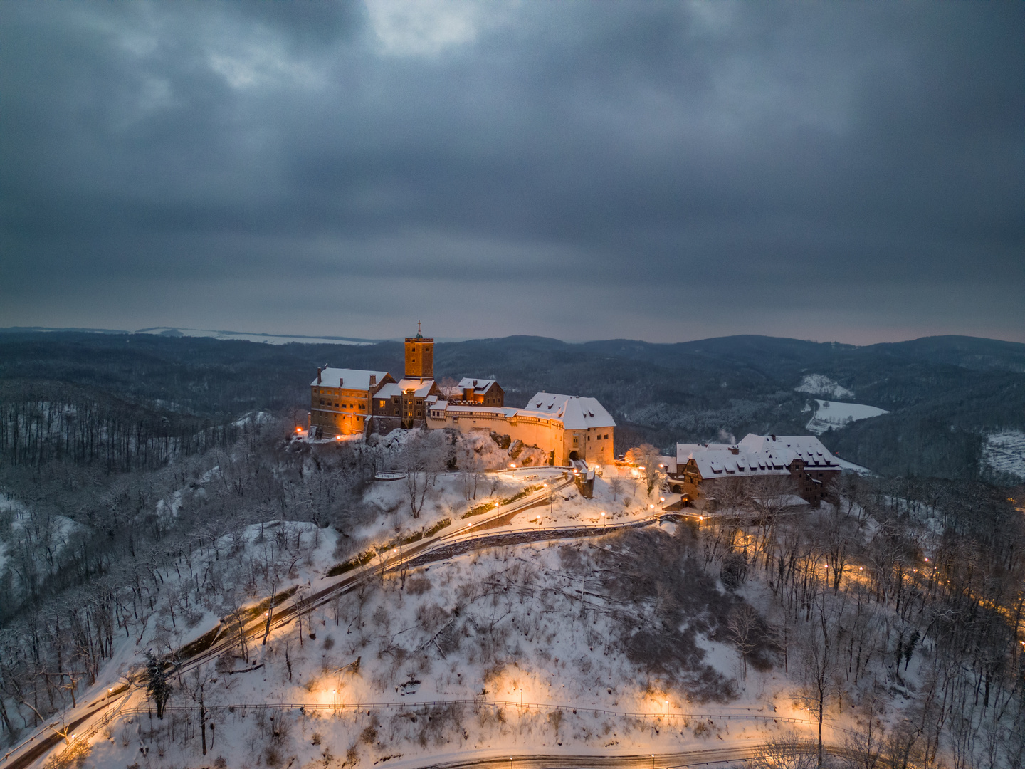 Wartburg im Winter