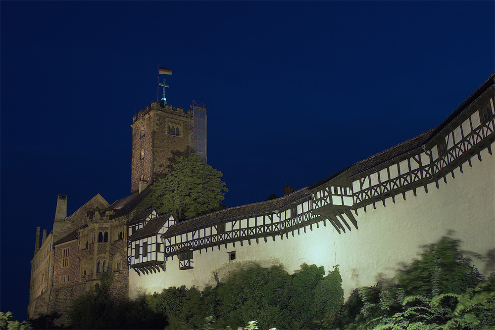 Wartburg in der blauen Stunde