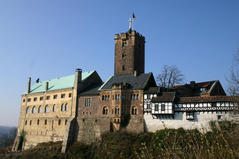 Wartburg in der Frühjahrssonne