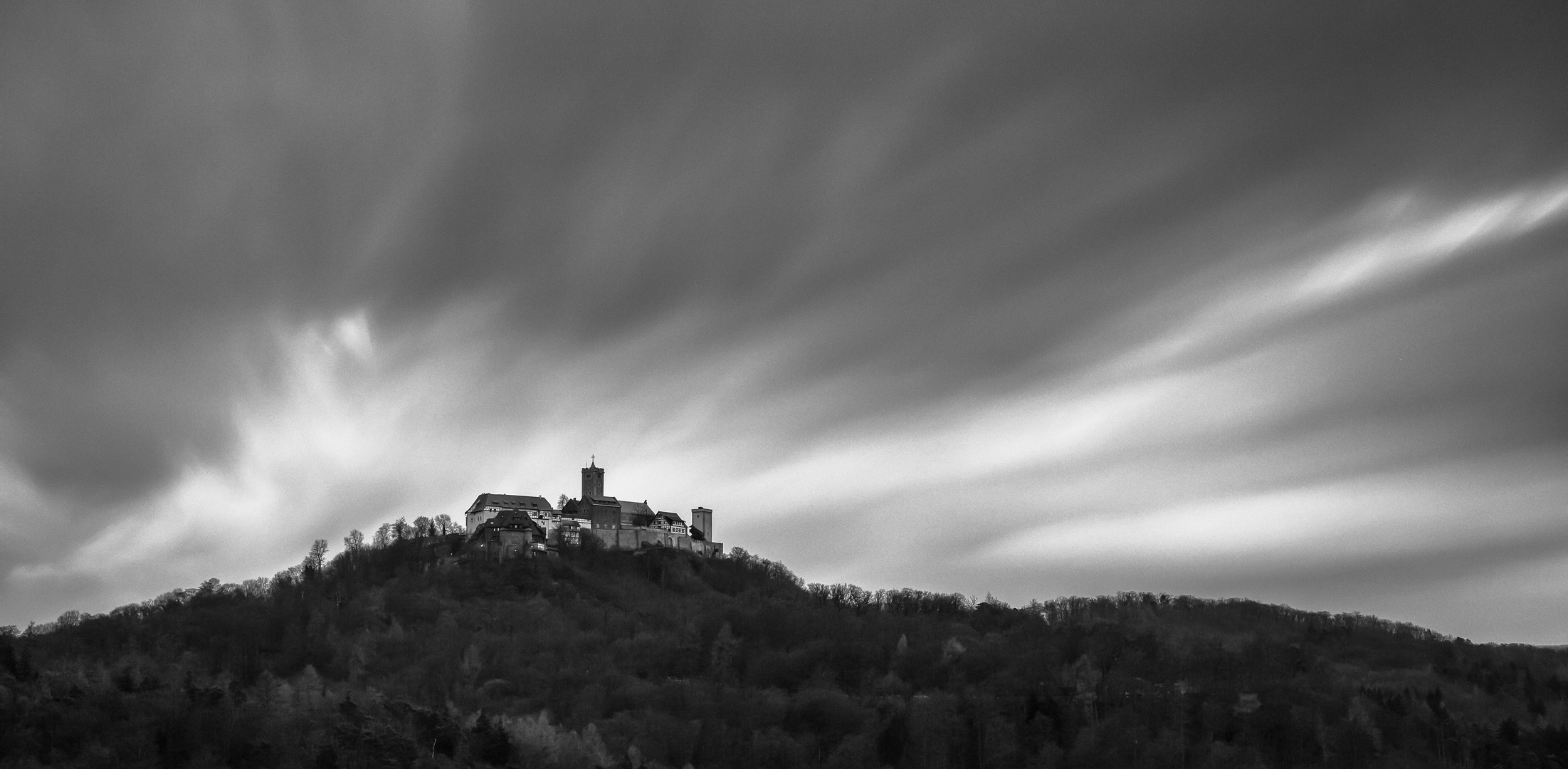 - Wartburg in the dark -