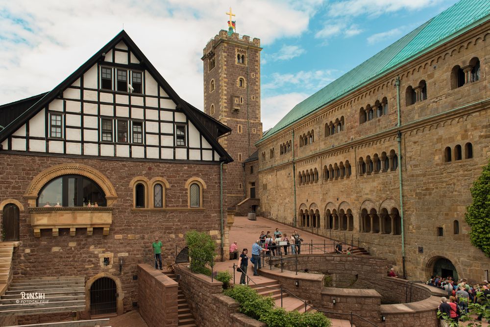 Wartburg -Innenhof-