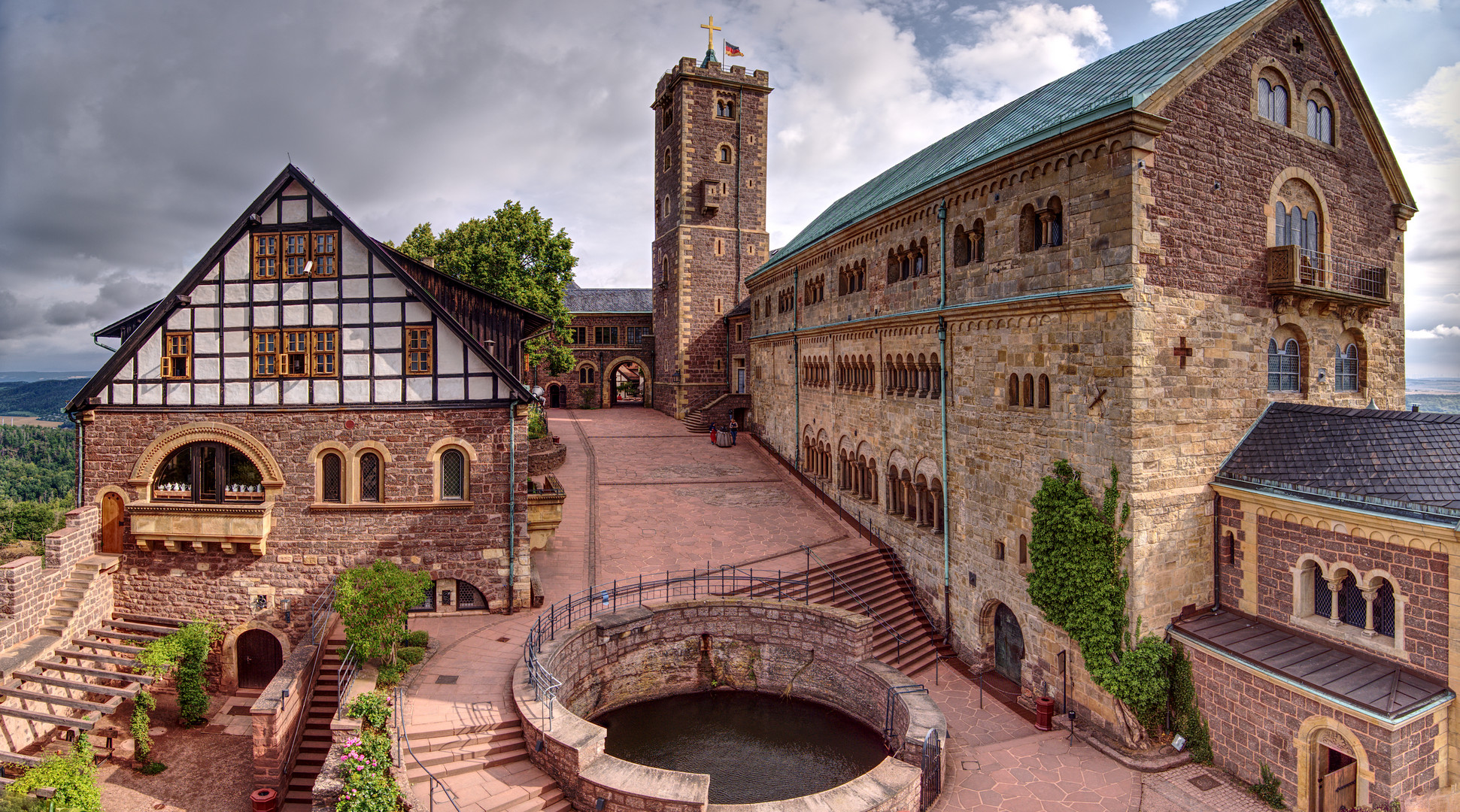 Wartburg, vom Südturm aus gesehen (2)