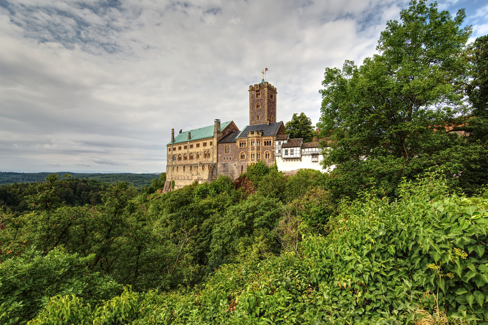 Wartburg, von der Schanze aus gesehen (1)