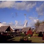 Wartehalle - Flughafen Rarotonga (Cook Inseln)