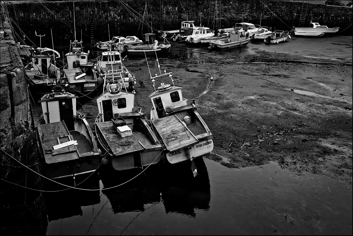 Warten auf das Wasser in Crail