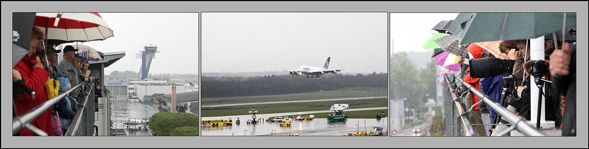 Warten auf  den A380