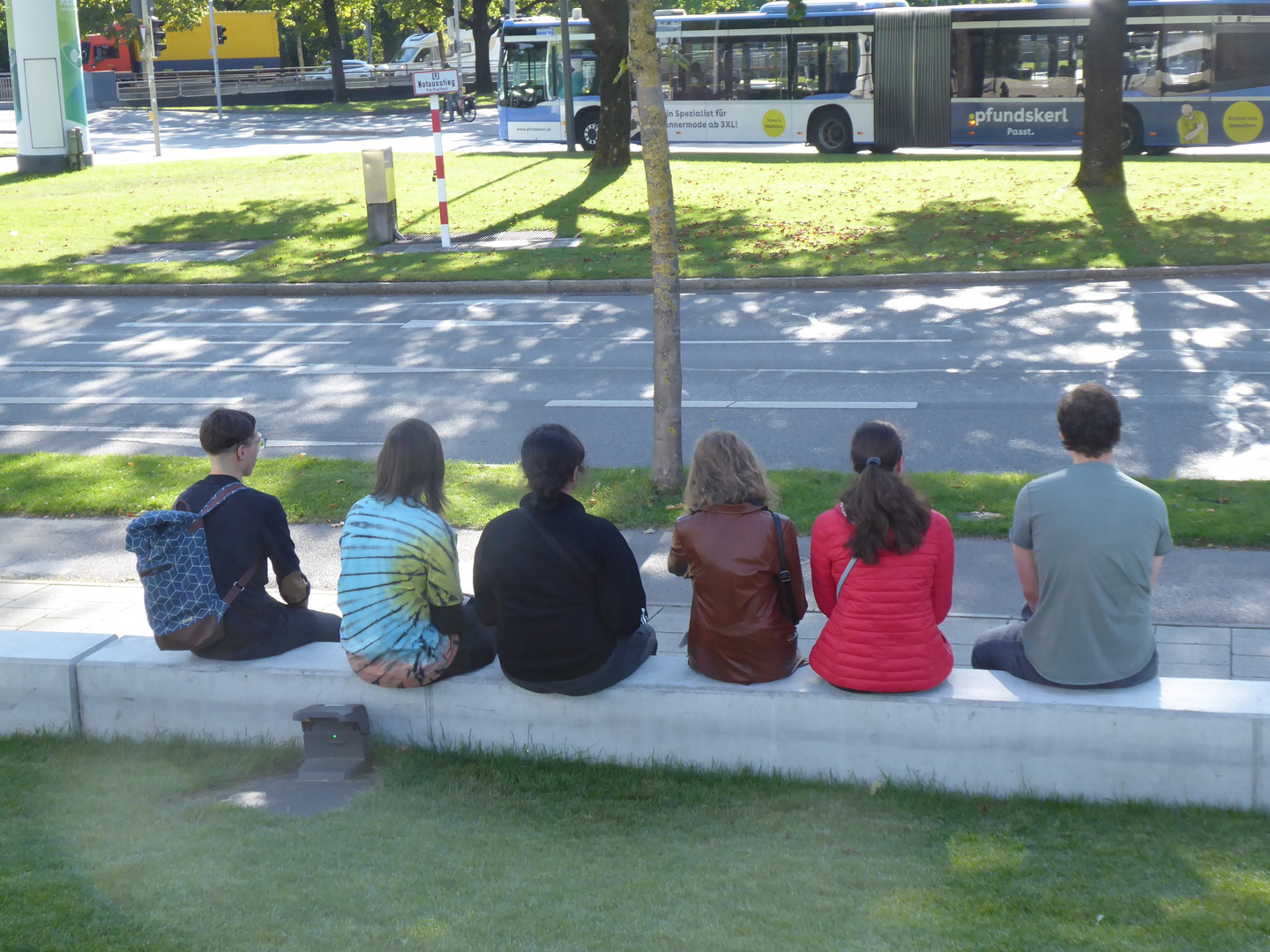 Warten auf den Bus....