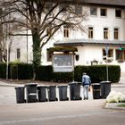 Warten auf den Bus...