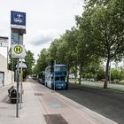 Warten auf den Bus