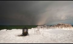 warten auf den Schnee