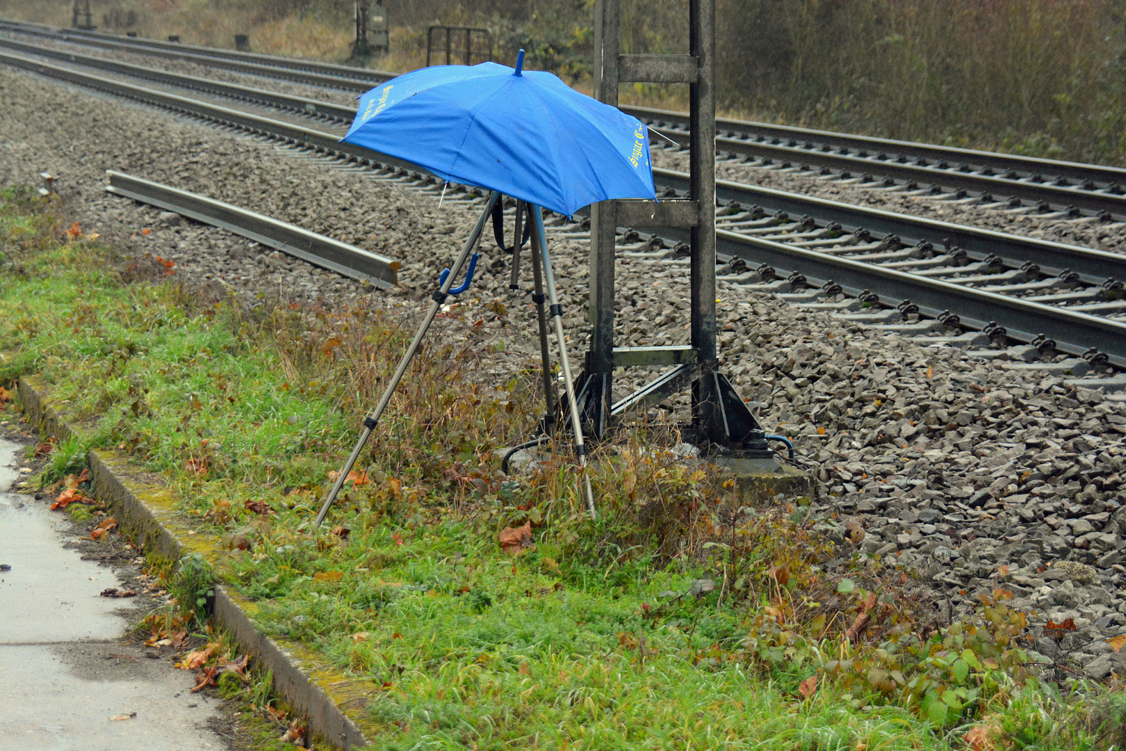 Warten auf den Sonderzug