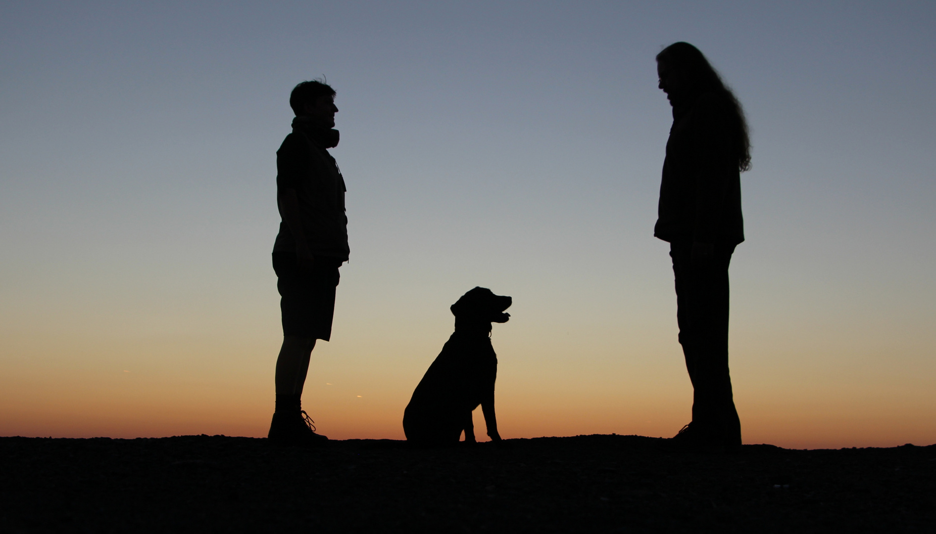 Warten auf den Sonnenaufgang