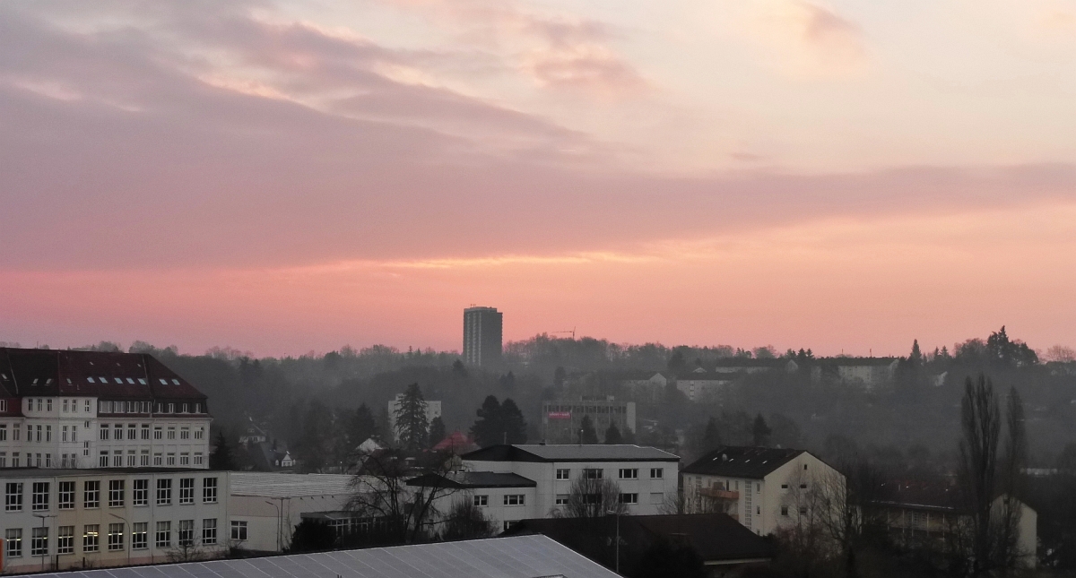 Warten auf den Sonnenaufgang